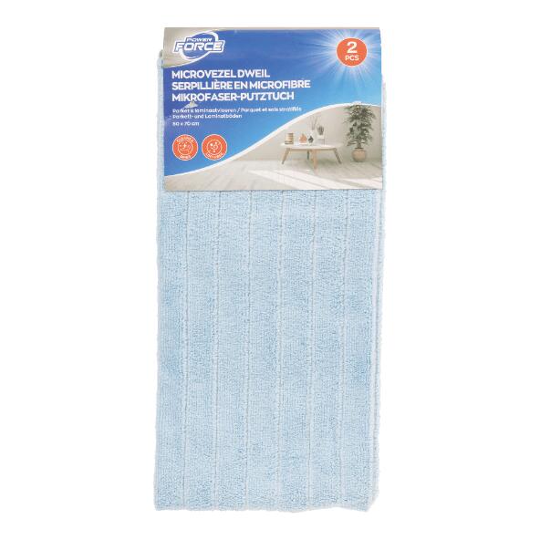 POWER FORCE(R) 				Torchons en microfibre, 2 pcs