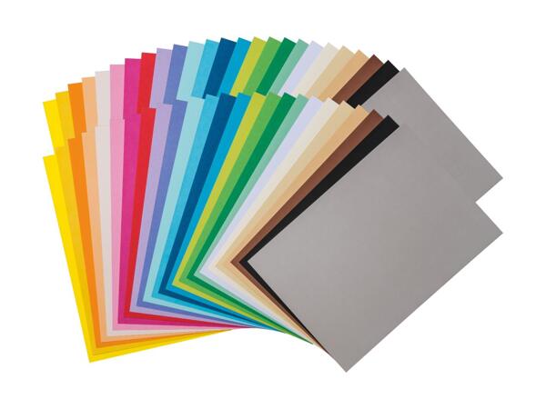 Blocco cartoncini per foto/​carta da disegno colorata