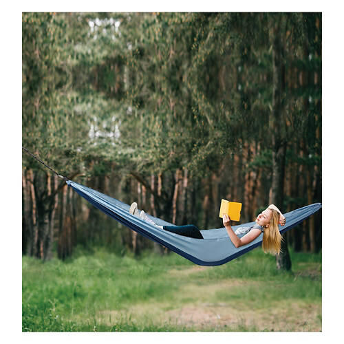 59.1" x 108.3" Ultra Light Travel Hammock, Blue