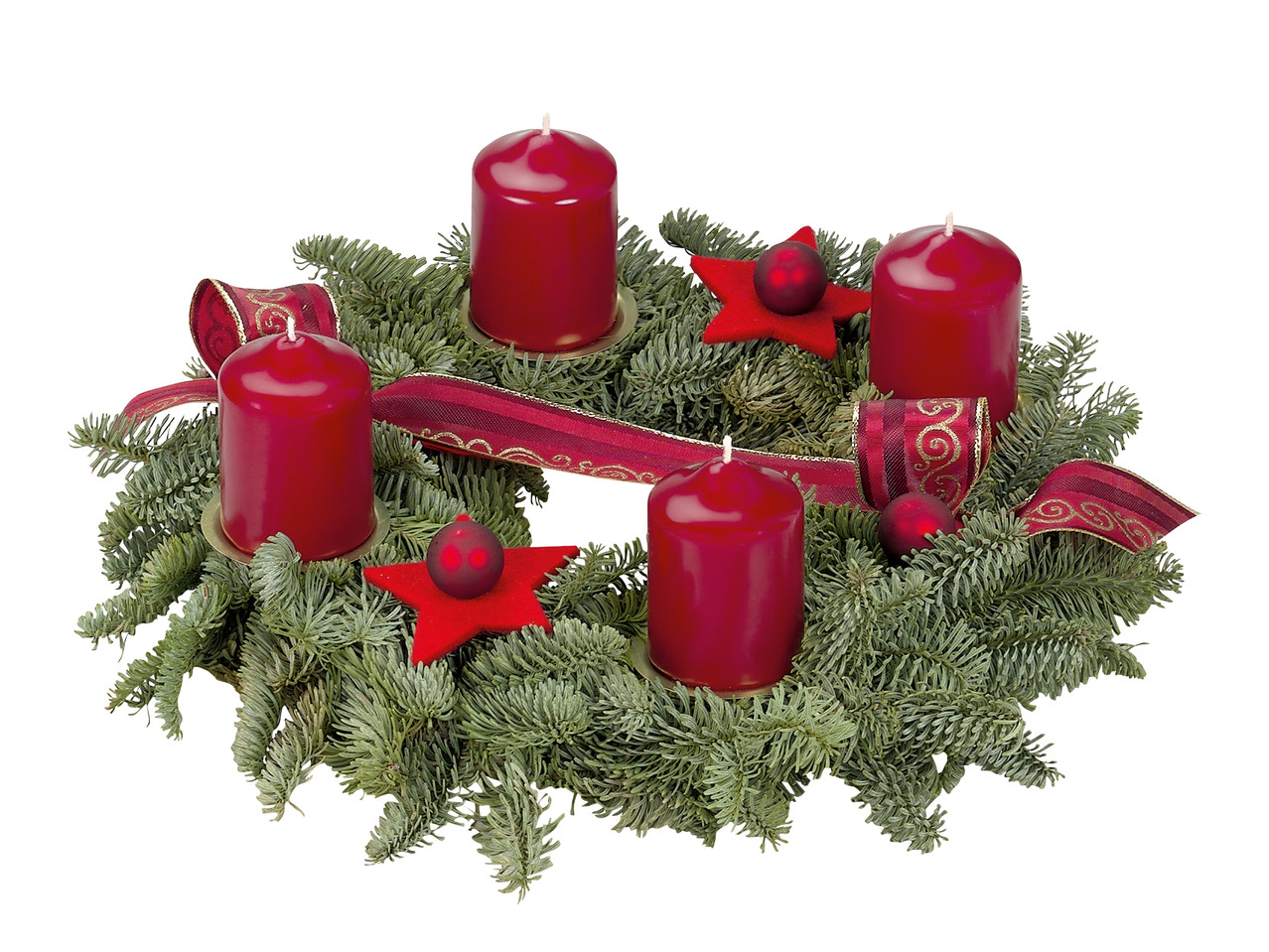 Adventsdekorationer og kranse