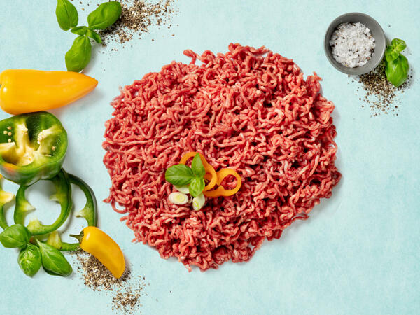 Frisches gemischtes Faschiertes