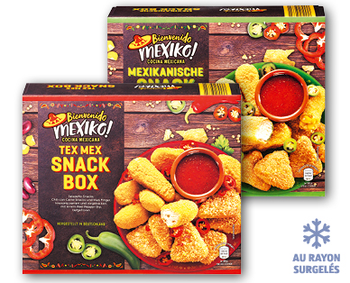 Boîte à snack spécial Mexique BIENVENIDO MEXIKO!