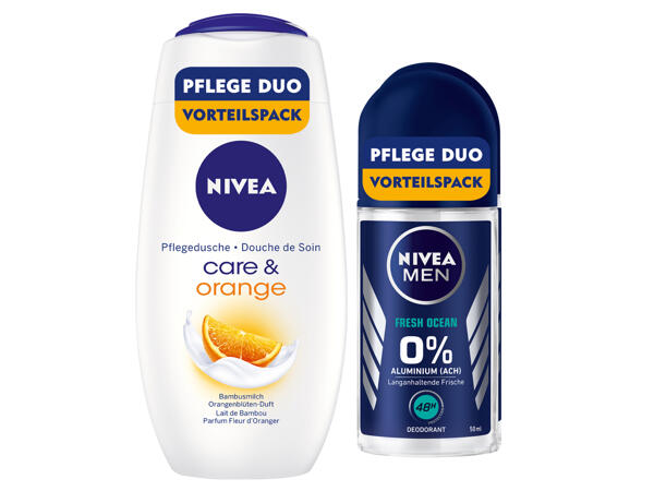 Nivea Deo Roll-On-/ Deo Spray-/Duschgel-Duo