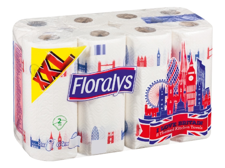 FLORALYS Küchentücher mit Motiv