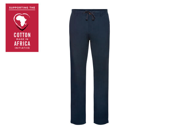 Livergy Men's Linen-Blend Trousers