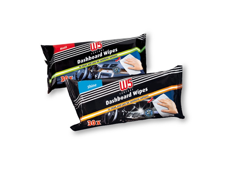 Lingettes nettoyantes pour ­tableau de bord