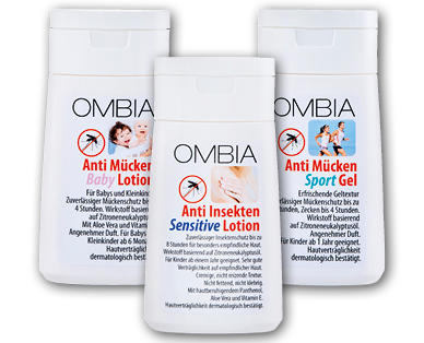 Lotion/Gel de protection contre les insectes OMBIA