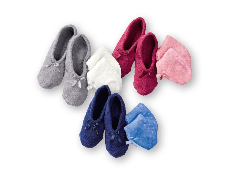 ESMARA Ladies' Fluffy Slipper Socks