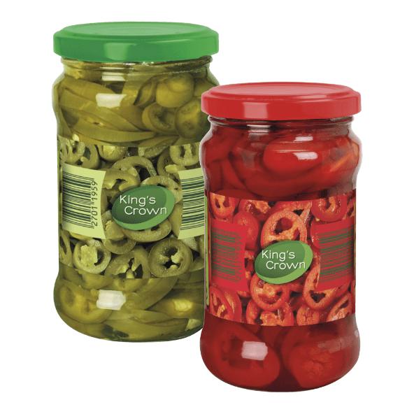 Jalapeños in schijfjes