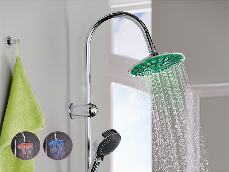 Combiné de douche bien-être à LED