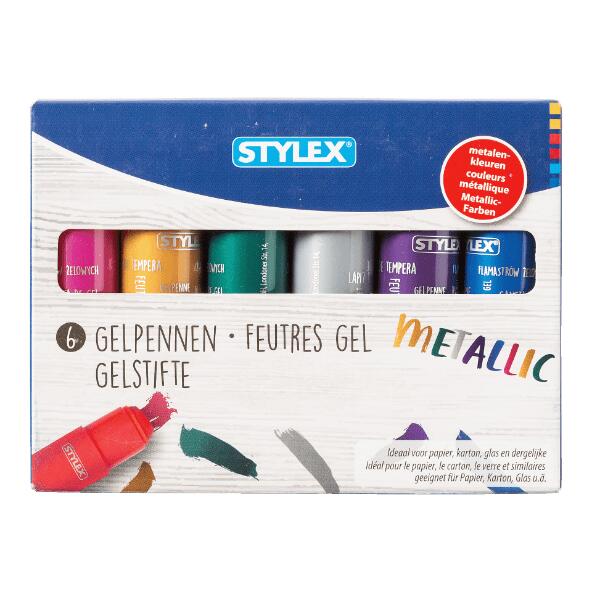 STYLEX(R) 				Gelpennen, 6 st.
