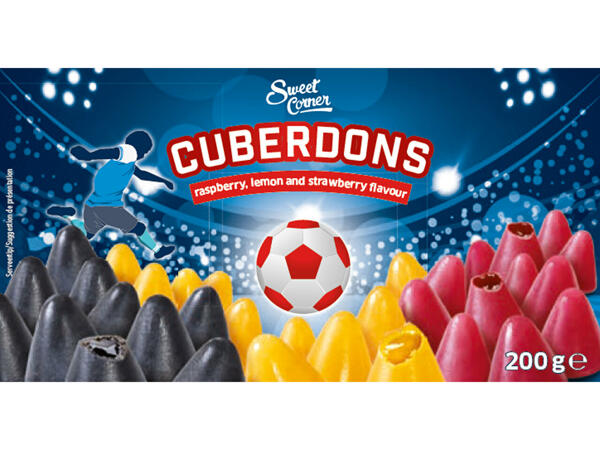Cuberdons tricolores