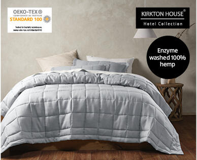 Hemp Coverlet Set – Queen/King Size