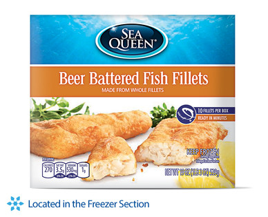 Sea Queen Beer Battered Fish Fillets