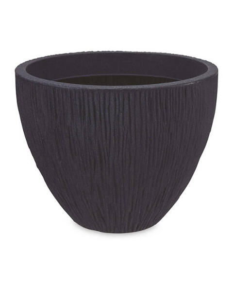 Grooved Plastic Planter