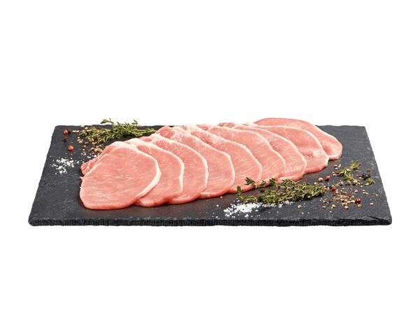 Escalopes de filet de porc ultra fines