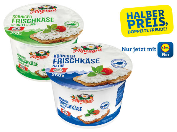 Körniger Frischkäse