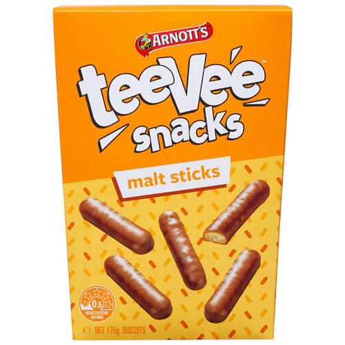 TeeVee Snacks Malt Sticks 175g
