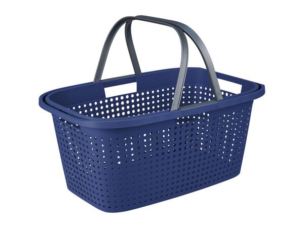 Livarno Home Blue Laundry Basket