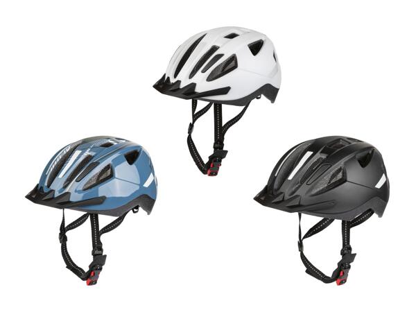 Casco per bicicletta con luce posteriore