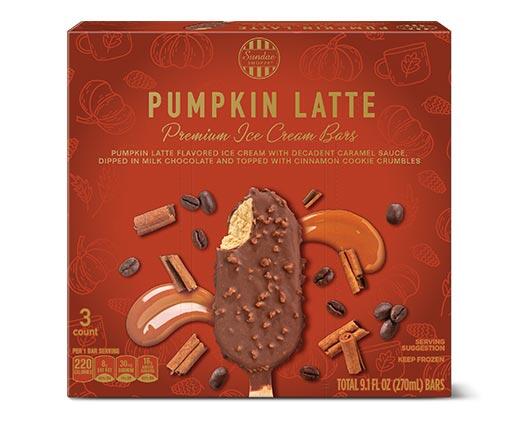 Sundae Shoppe 
 Pumpkin Latte or Apple Pie Ice Cream Bars