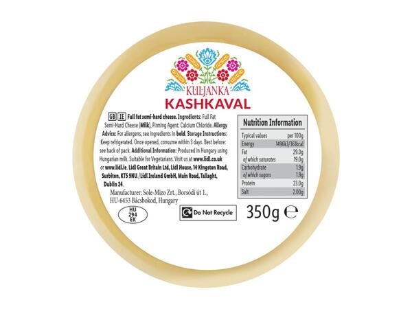 Kuljanka Kashkaval Cheese, Natural