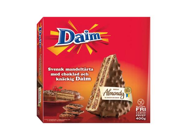 Daim mandeltårta