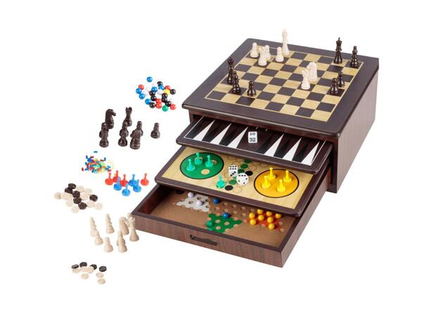 Collection de jeux en bois 10 en 1