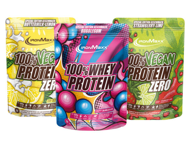 Iron Maxx Whey Protein oder Vegan Protein
