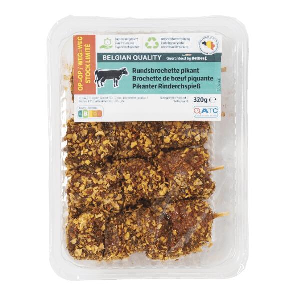 Brochette de bœuf épicée
