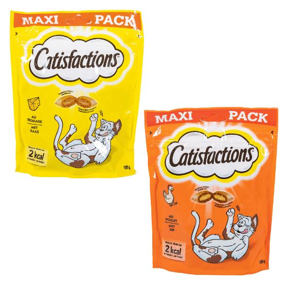 CATISFACTIONS(R) 				Snacks pour chats