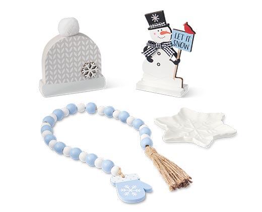 Merry Moments Holiday Tray Objects