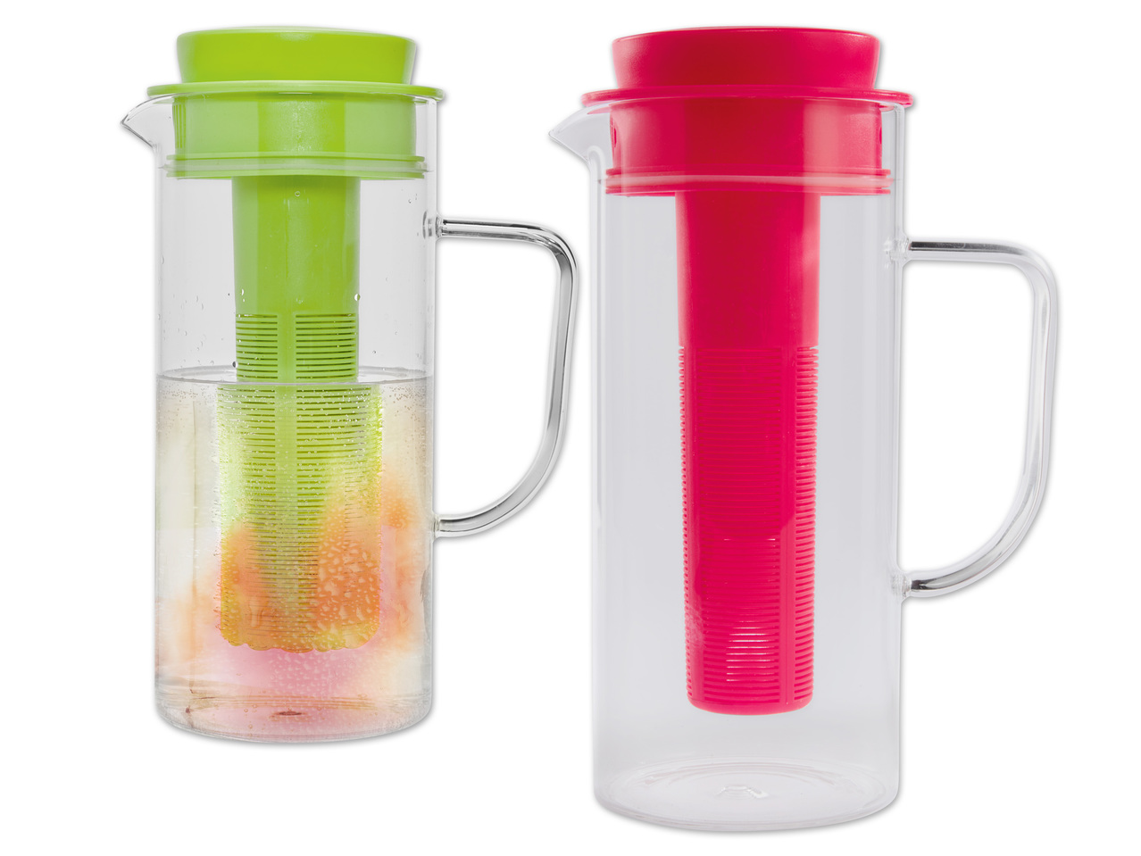 ERNESTO(R) Glaskaraffe mit Infuser und Kühlstick