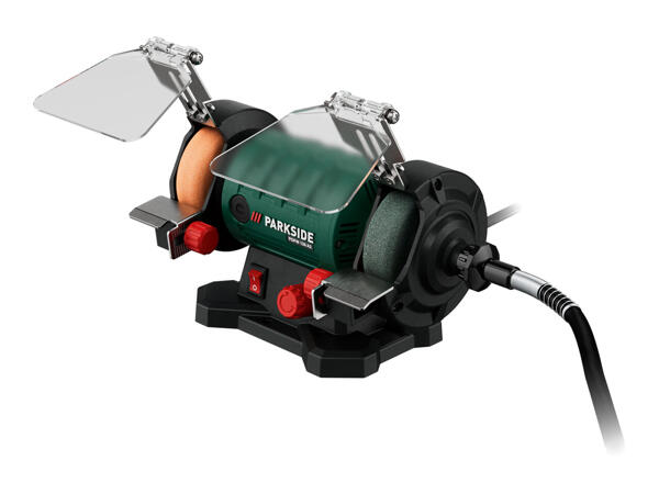 Parkside Double Bench Grinder With Flexible Drive Shaft