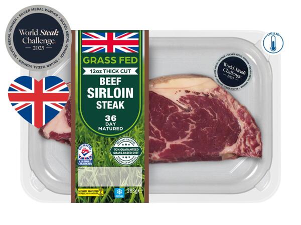 Grass Fed British Beef Sirloin Steak