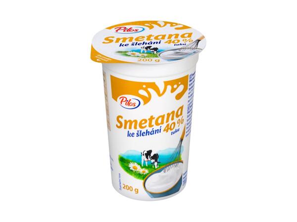 Smetana ke šlehání