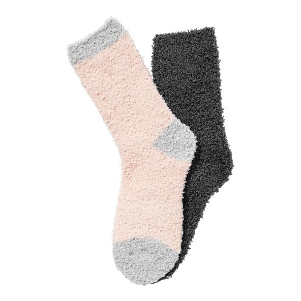 UP2Fashion(R) Chaussettes d'intérieur, 2 paires
