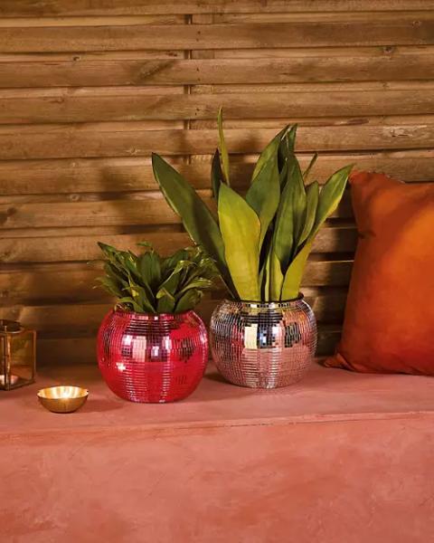 Disco Ball Planter