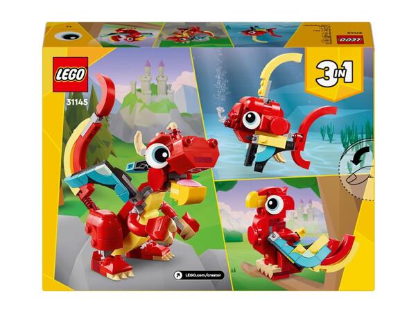 LEGO(R) Creator 3-in-1 Red Dragon Play Set