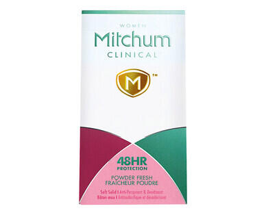 Mitchum Clinical Women's Powder Fresh Antiperspirant 45g/57g