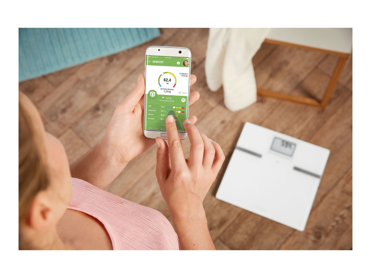 Silvercrest Smart Body Analyser Scale1