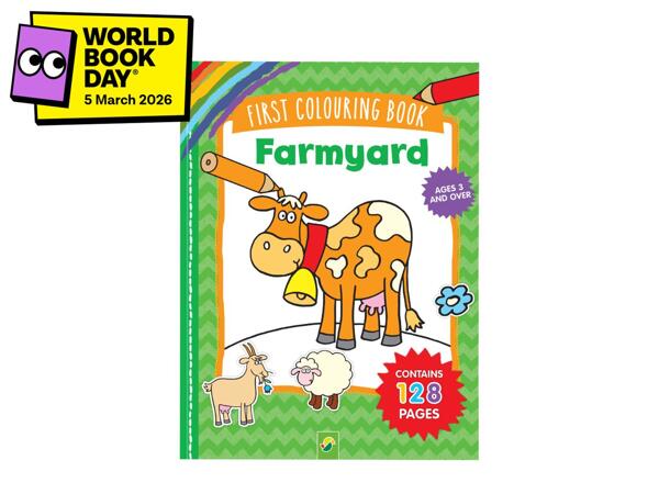 Kids' First Colouring Book - Farmyard