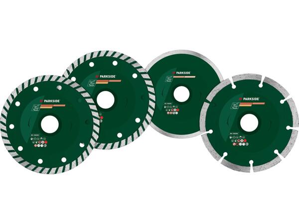 Cutting disc set, 4, 8 or 12 pieces