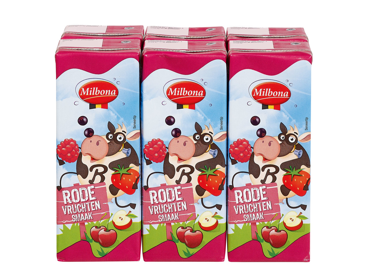 Drink met rodevruchtensmaak