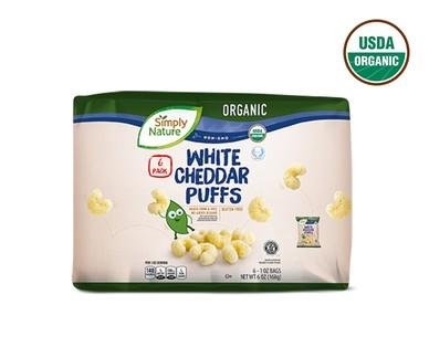 Simply Nature Organic White Cheddar Puff Snack Packs