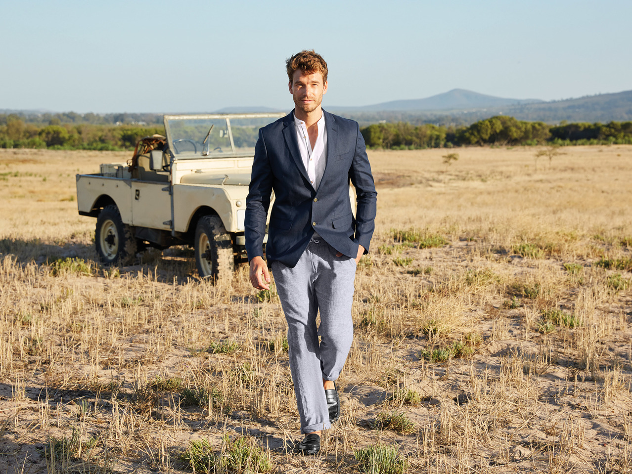 Livergy Linen Blend Trousers1
