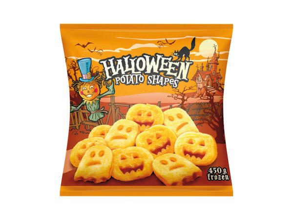 Halloween Potato Shapes