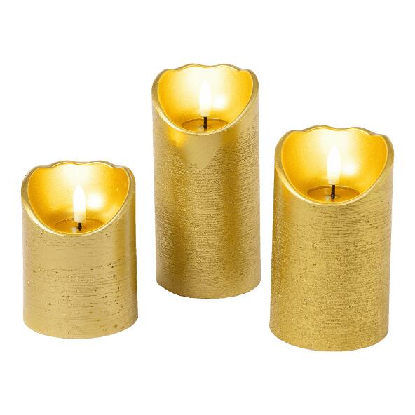 CASALUX(R) 				Bougies LED en cire