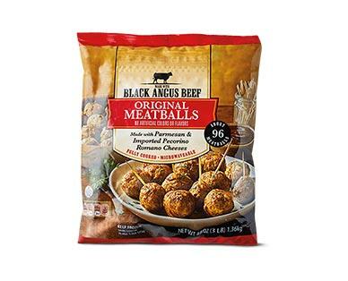 Black Angus Premium Beef Meatballs Original or Italian