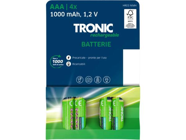 Rechargeable batterie, 4 pieces